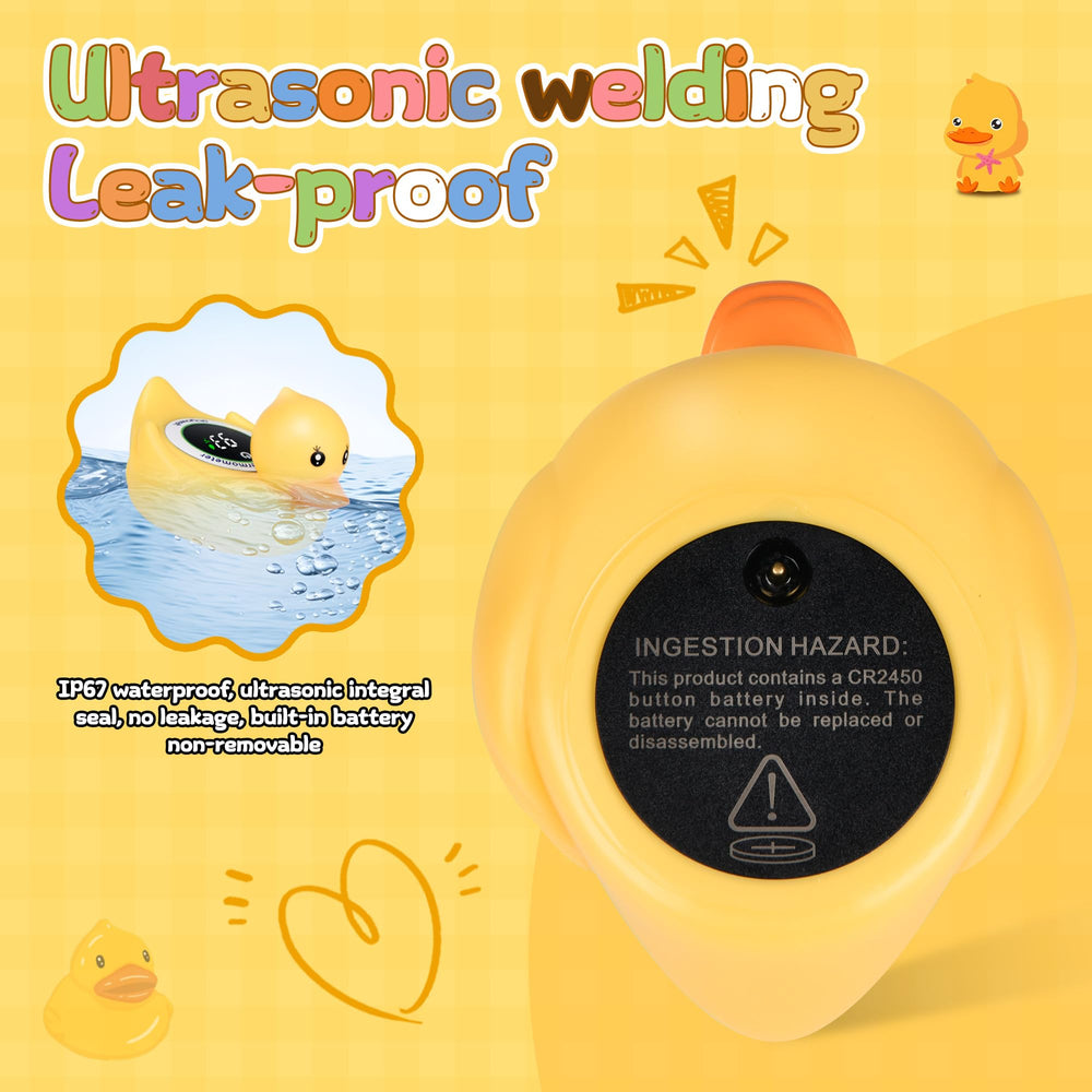 Goyowat color-coded hot/cold alerts help gauge bath safety.