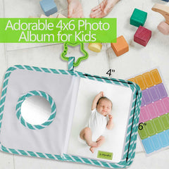 GPIRAL memory book displaying 4x6 photo slots for first memories