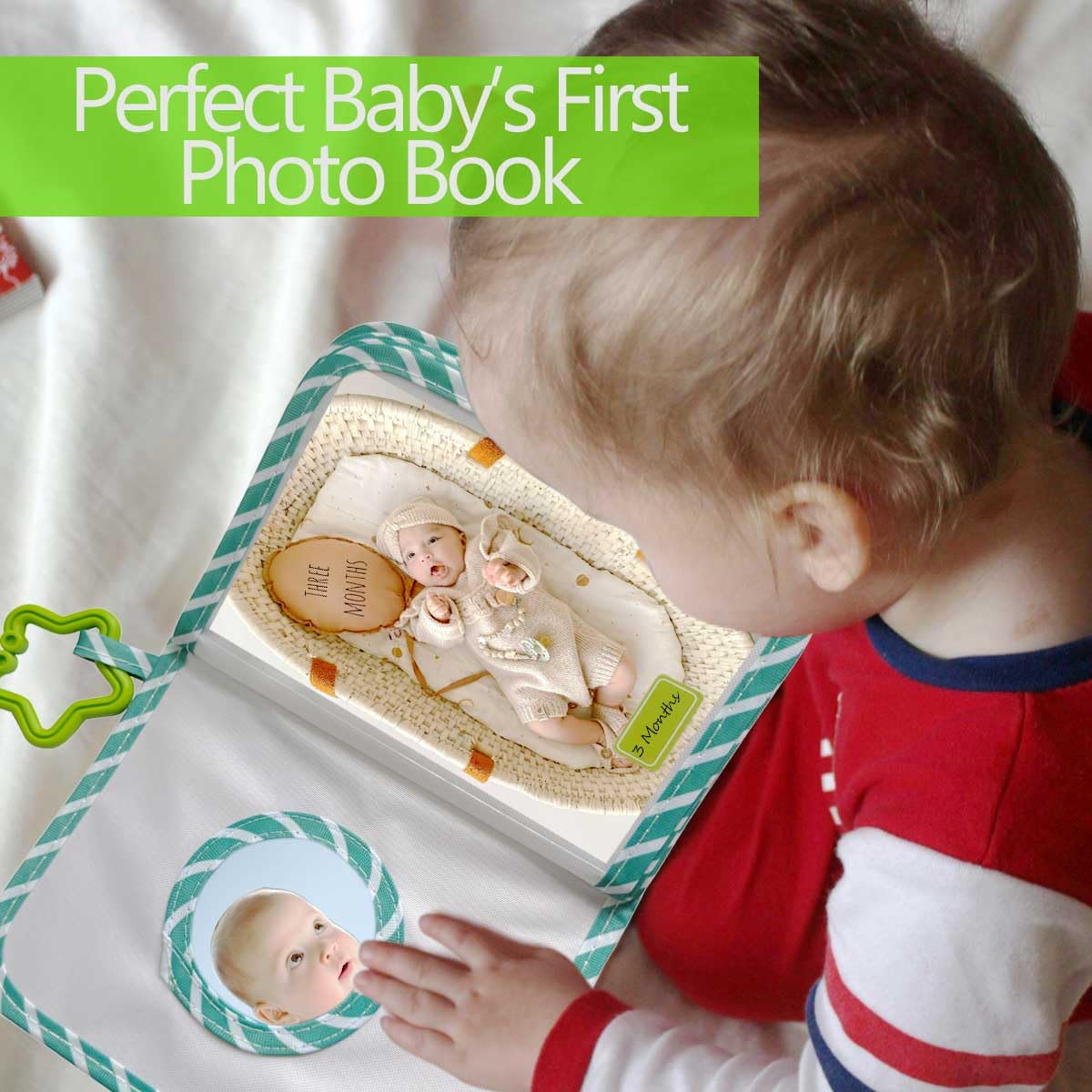 GPIRAL lightweight baby book ideal for stroller and travel use
