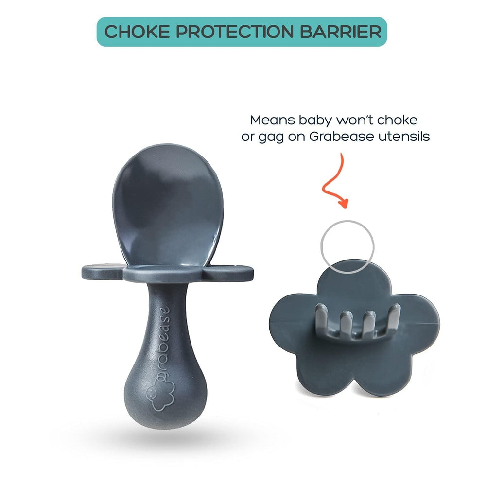 Grabease utensils designed for top rack dishwasher cleaning after meals