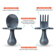 Grabease durable baby utensils built for daily toddler use