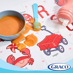 Graco materials are BPA-free, PVC-free, and phthalate-free for safer snacking.