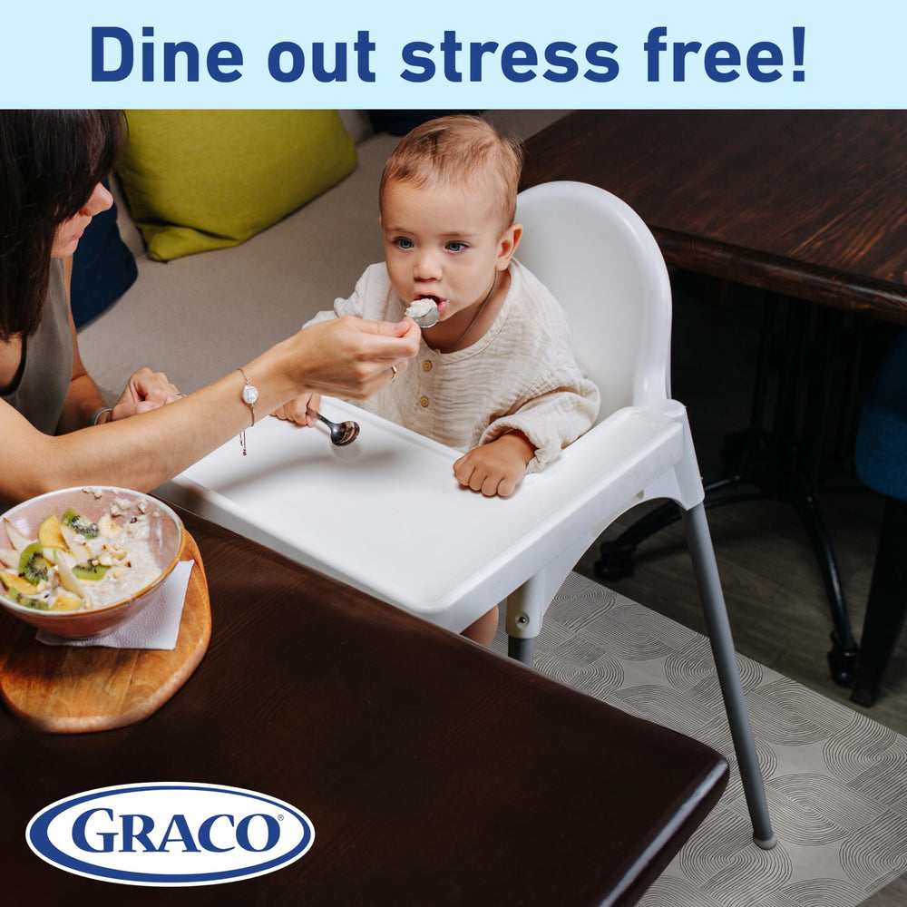 Graco mats suitable for home and restaurant use.