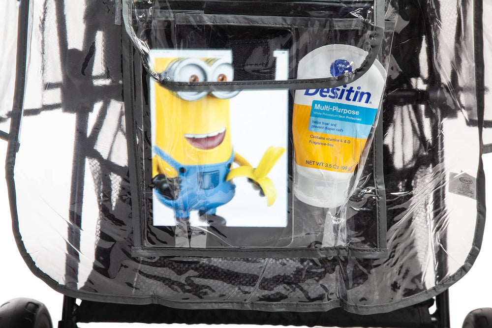 Graco vinyl is high-transparency, so you can monitor your child while shielding from weather.