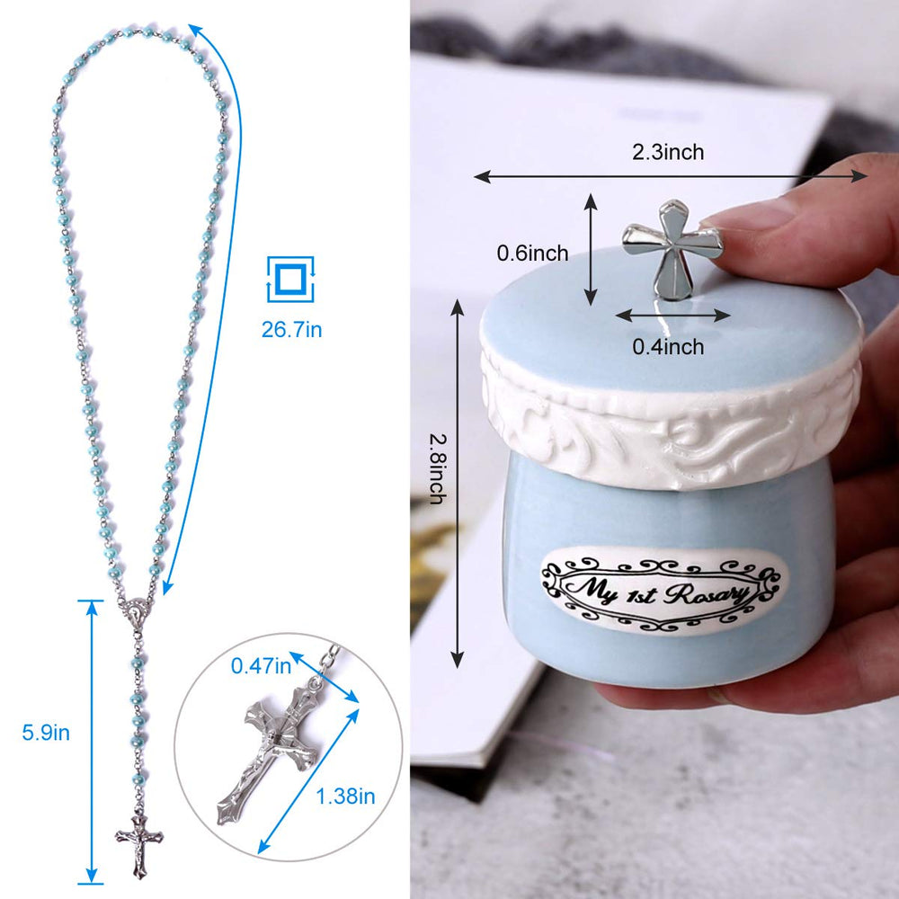 Grandeco cross pendant baptism display for religious gift idea