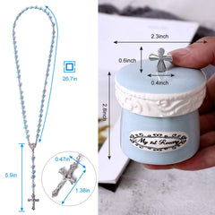 Grandeco cross pendant baptism display for religious gift idea