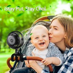 GRANDFAST compact fan with easy one-button operation.