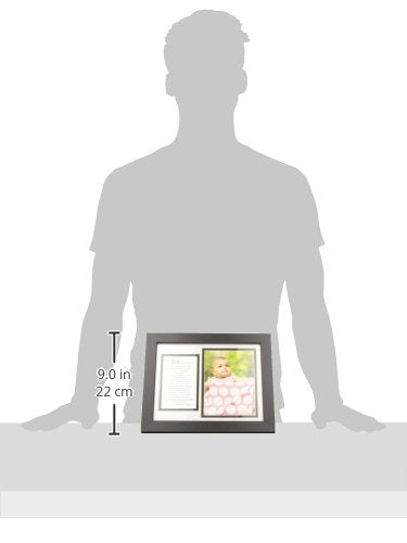 The Grandparent Gift Co. First Granddaughter frame 5x7 opening supports a favorite vertical photo