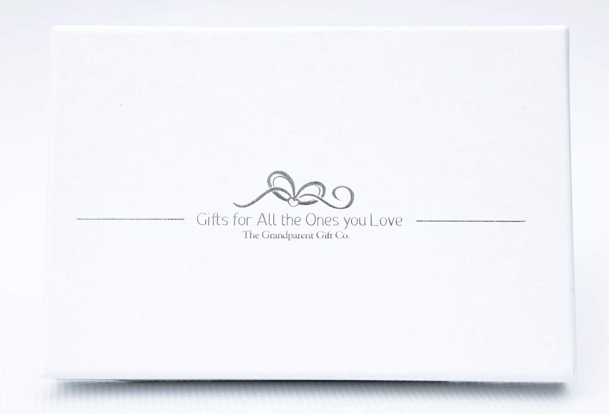 Grandparent Gift Co. brag book fits in a purse or desktop display for quick memories.