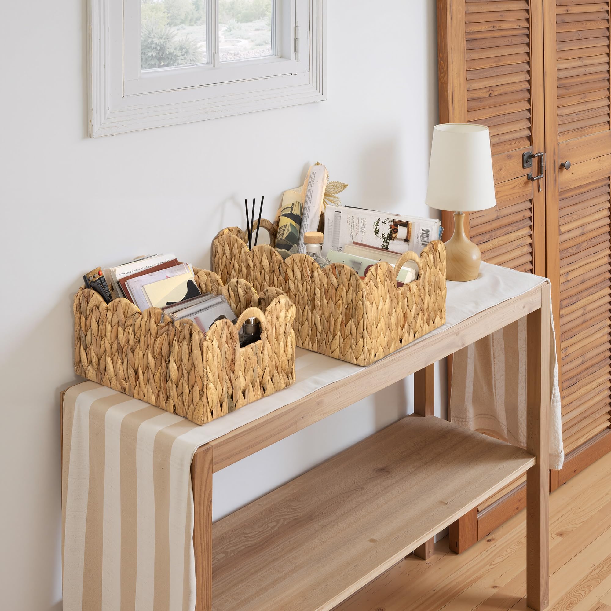 GRANNY SAYS multi-use basket for bedroom or bath organization.