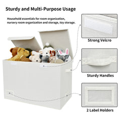 GRANNY SAYS storage chest dustproof lids—keeps contents protected from dust.