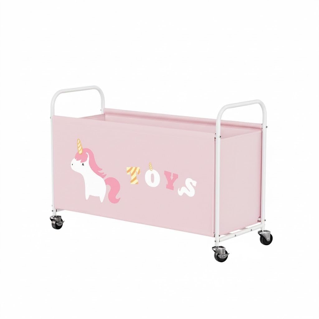 GRANNY SAYS storage chest with wheels front view for easy mobility and room organization.