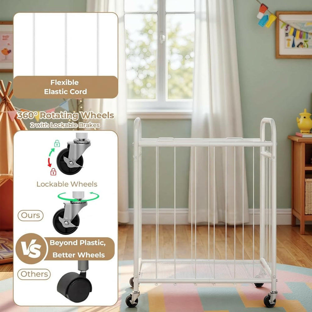 Granny Says white storage tube with durable frame for organization.