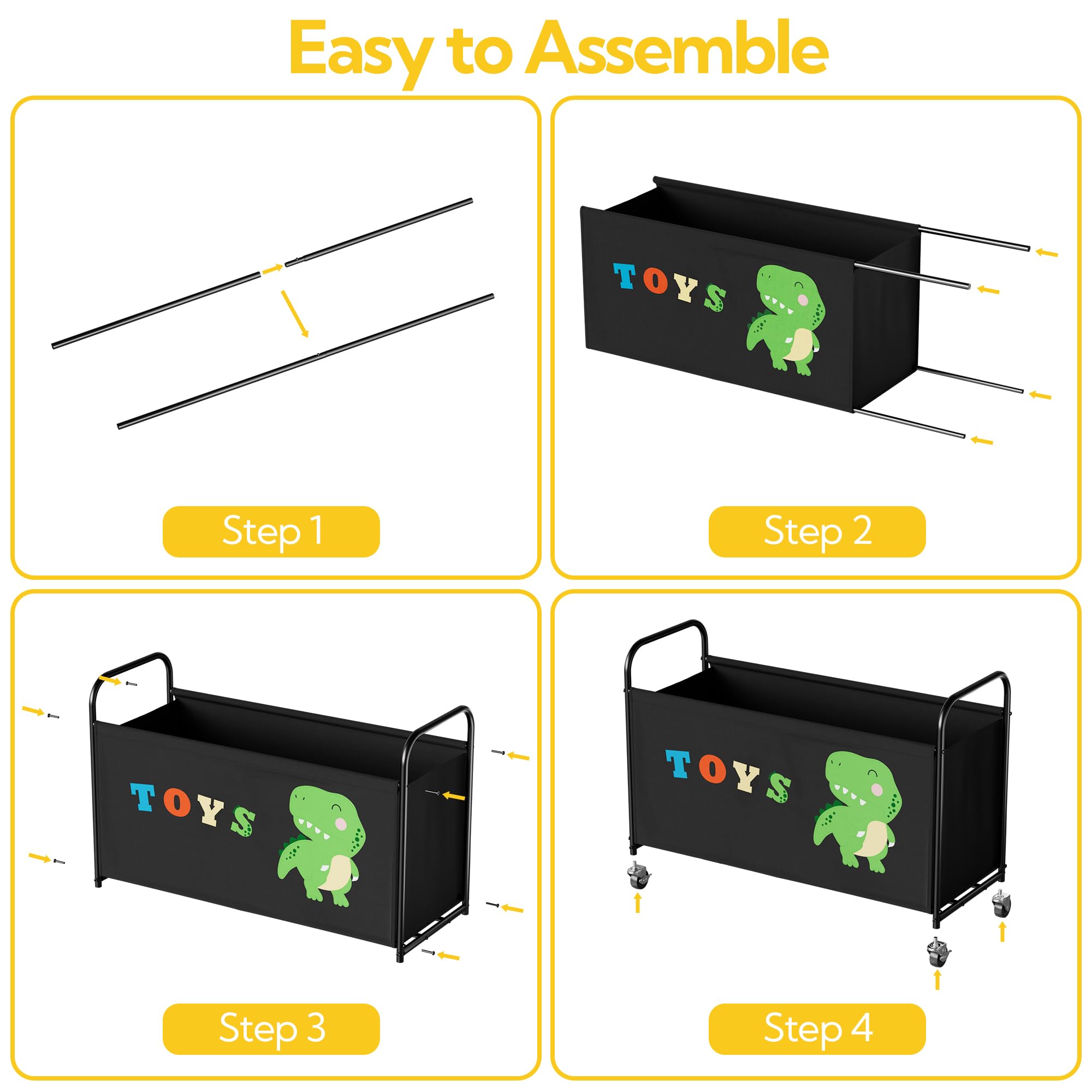 GRANNY SAYS Easy assembly with no tools for quick setup.