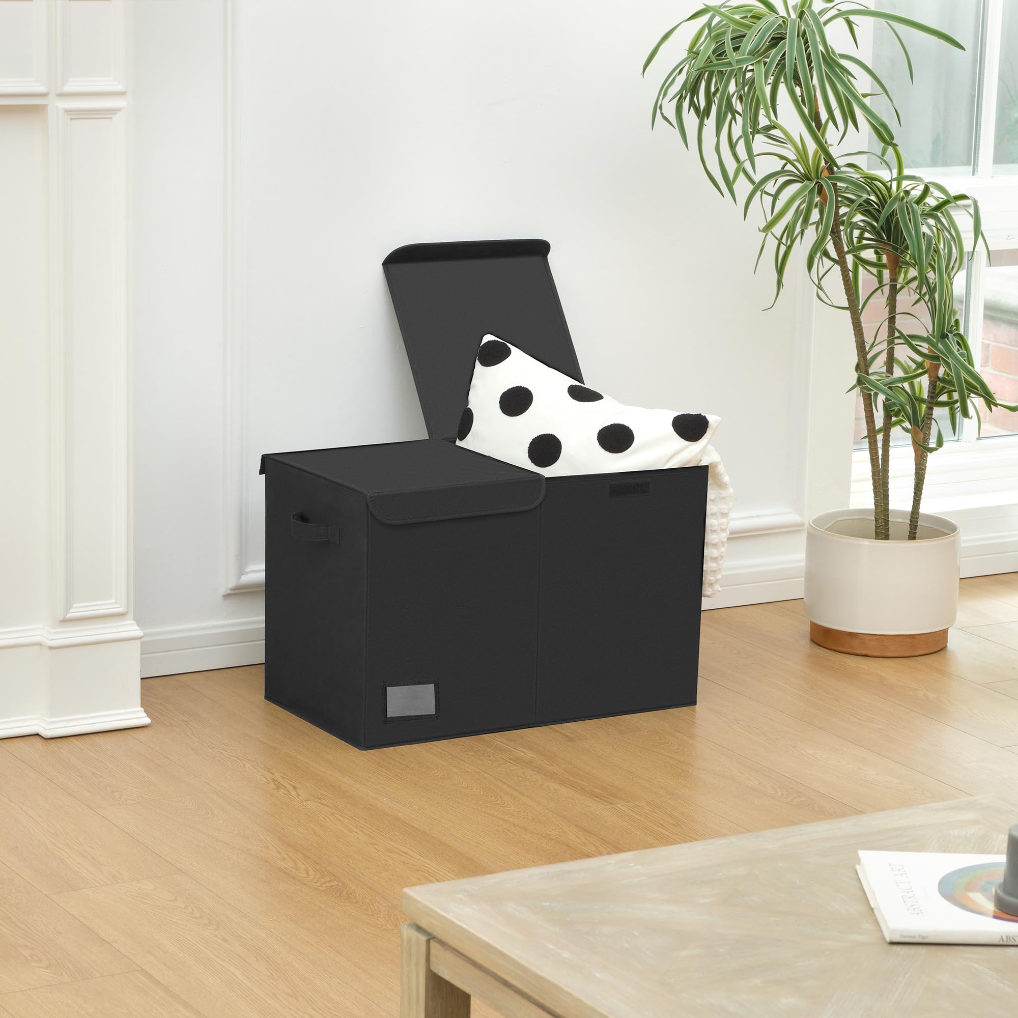 GRANNY SAYS Toy Chest black decor complements modern spaces