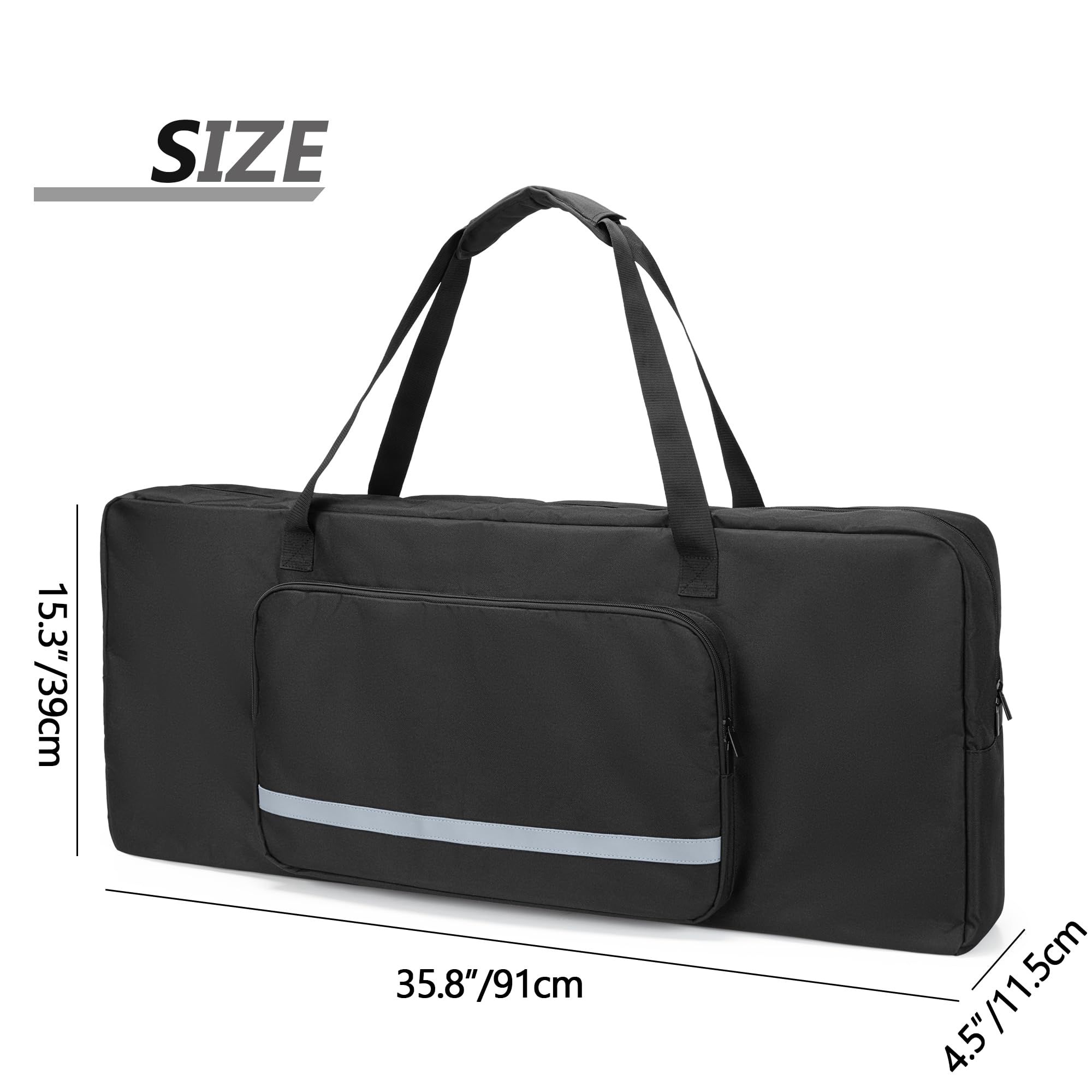 GRAOSO baby bouncer transport bag folded design fits compact storage.