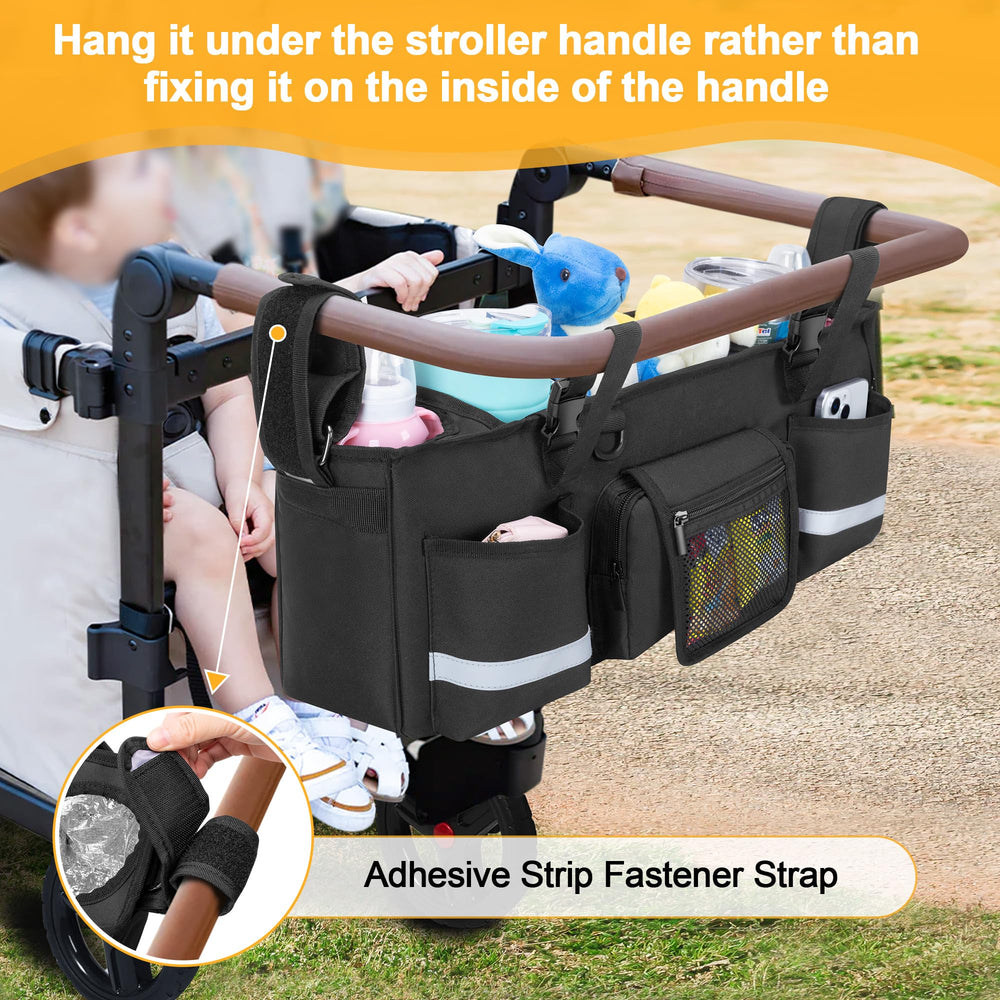 GRAOSO front pocket with reflective strip offers quick access and visibility