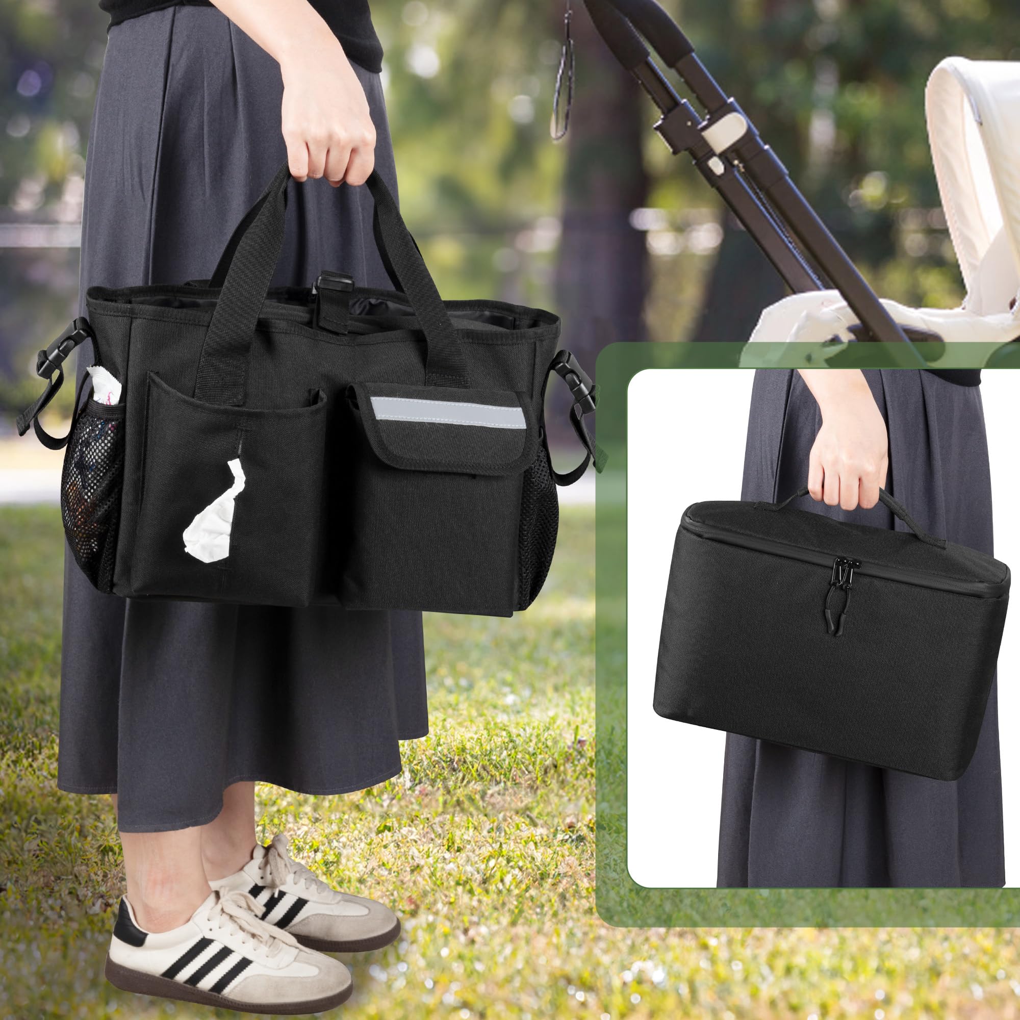 GRAOSO large main compartment organizes essentials with inner pockets