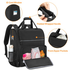 GRAOSO backpack shows padded handle and buckle strap for comfortable transport