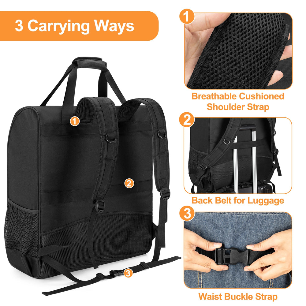 GRAOSO backpack features reflective strips for night-time visibility