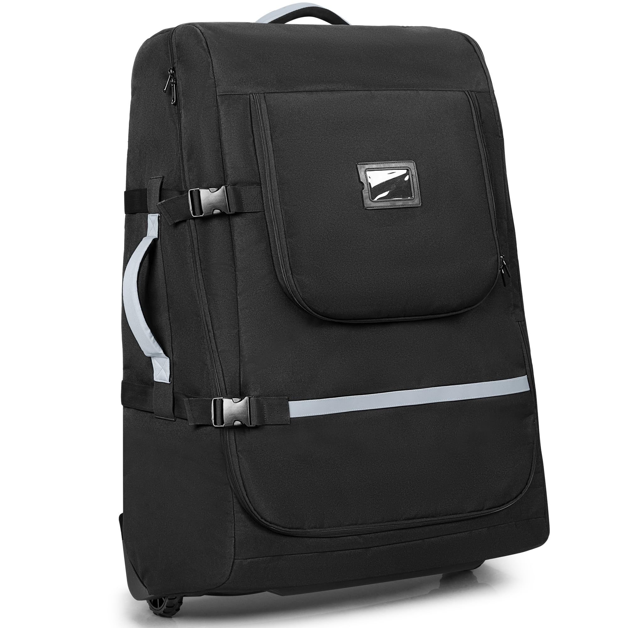 GRAOSO stroller travel bag with wheels showing UPPAbaby compatibility for easy airport handling.