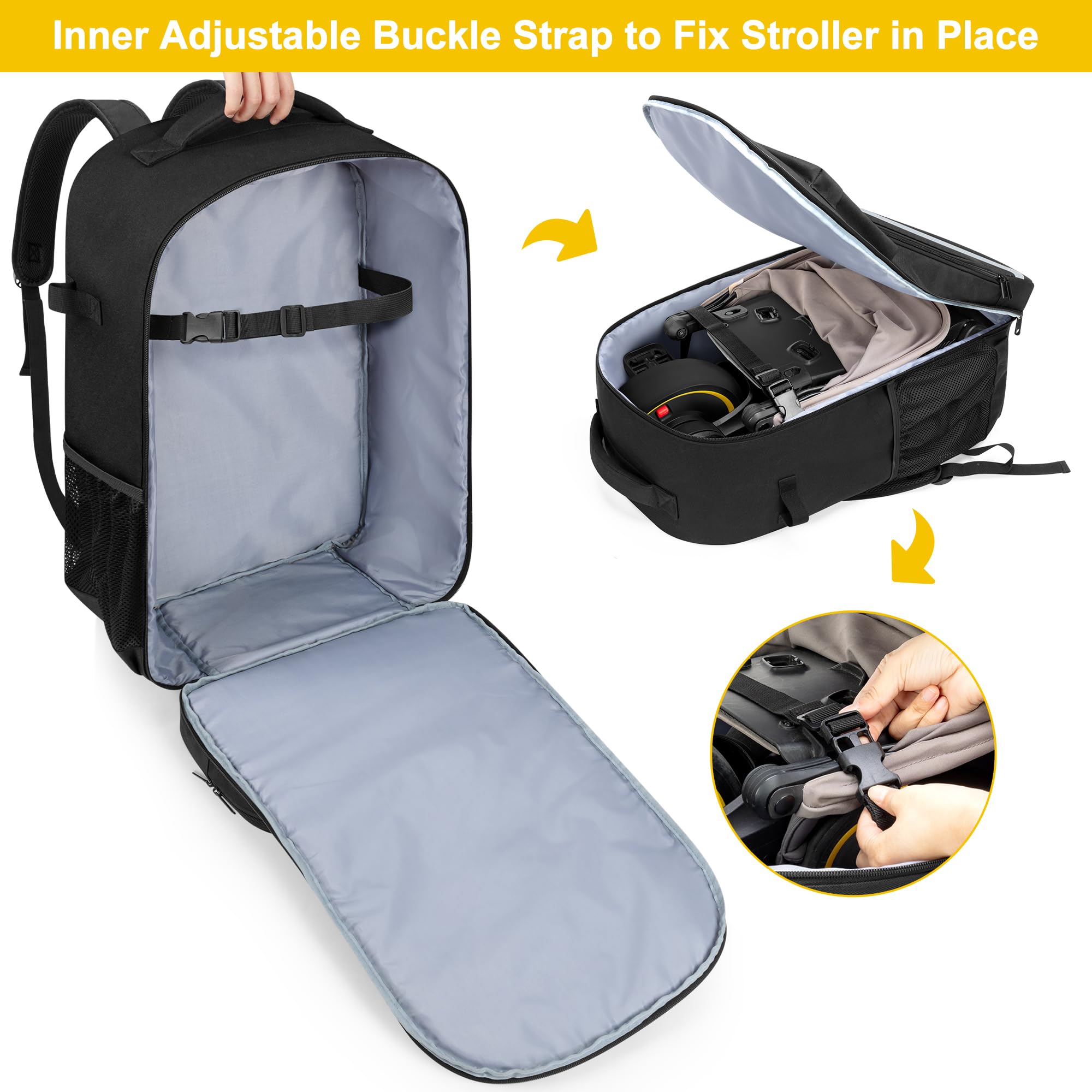 GRAOSO Travel Bag three carry ways offering versatile travel options