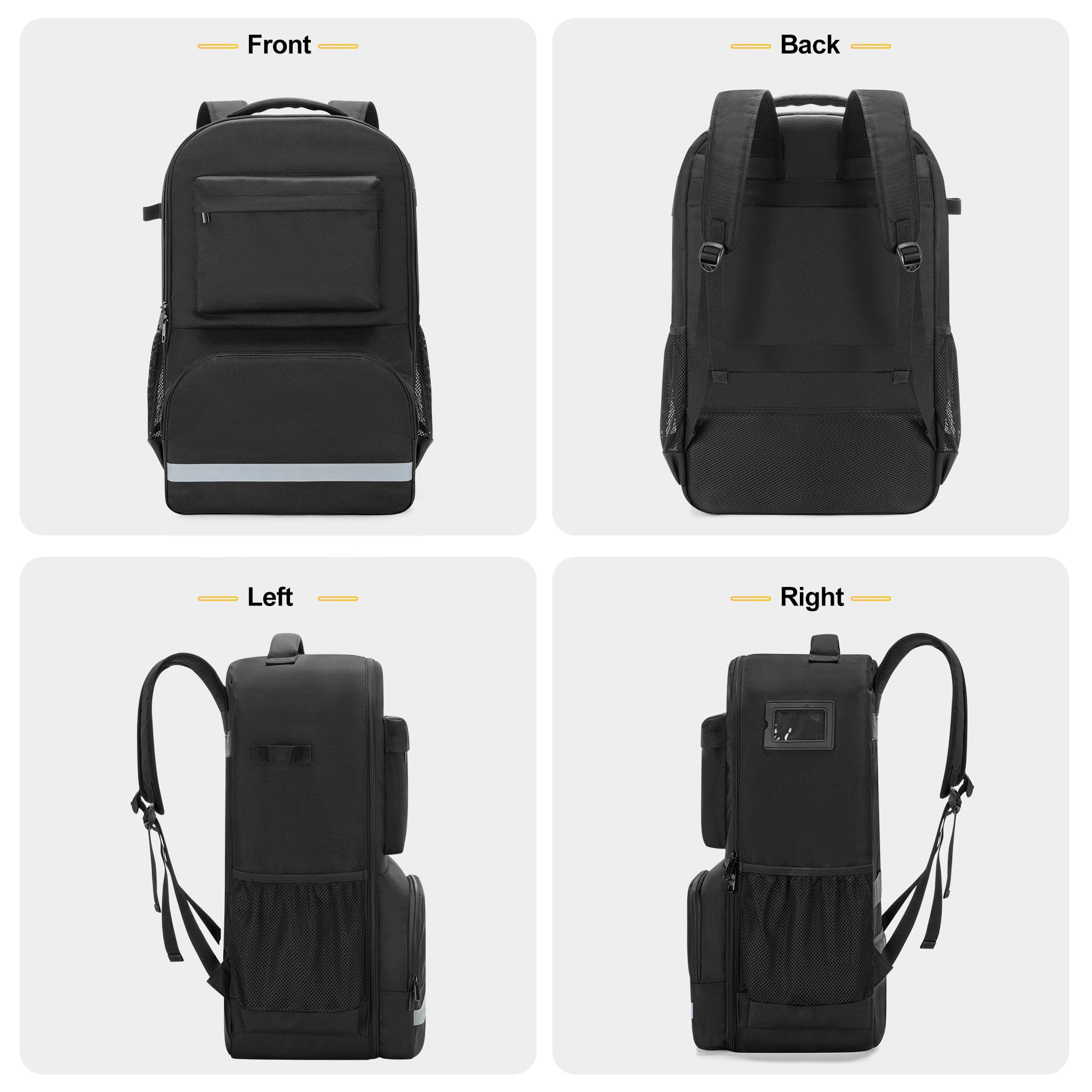 GRAOSO Travel Bag two way zipper opens fully for easy packing