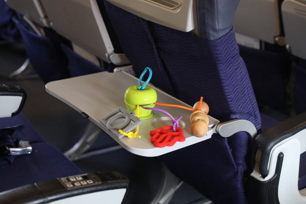 Grapple travel-compact-design fits easily in a diaper bag for outings.