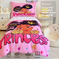 GRAT TIOC fitted sheet with elastic pockets on standard toddler bed