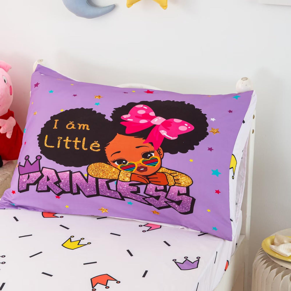 GRAT TIOC pattern feature shows Christian little Black girl motif