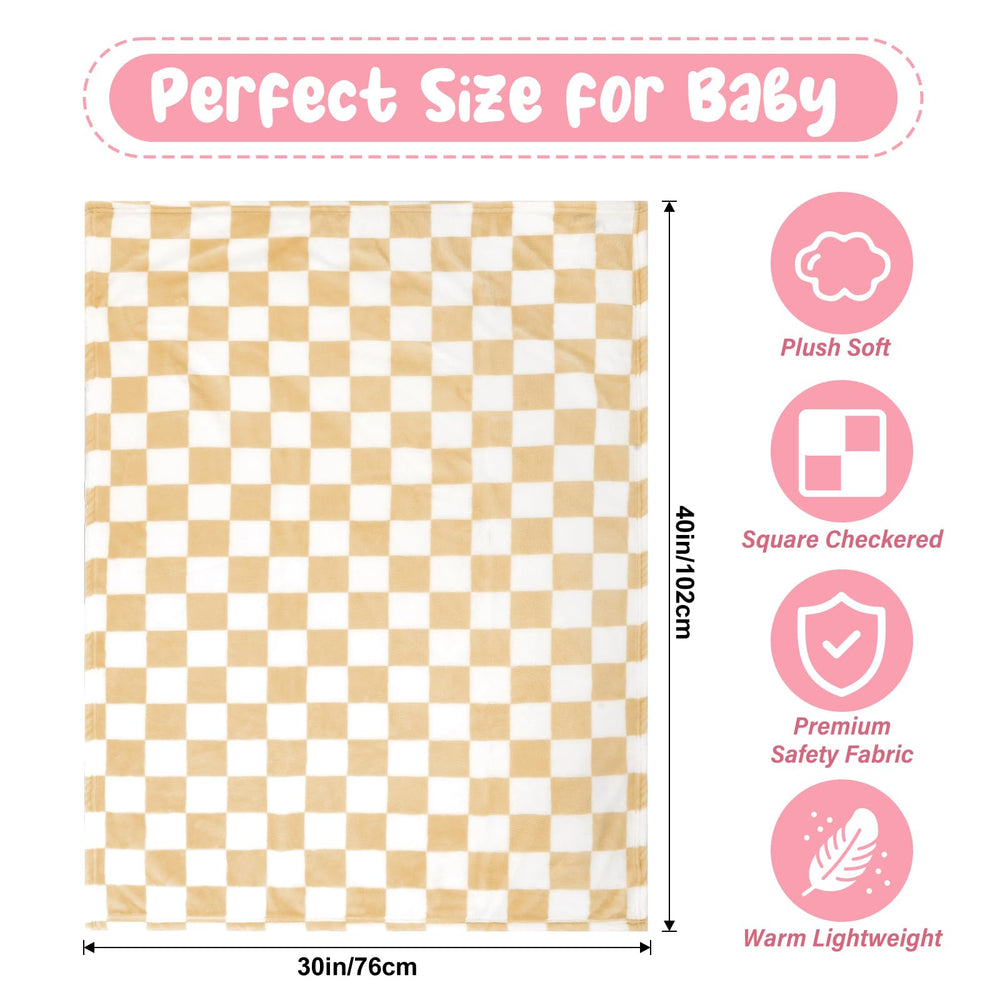 GreatBba gift-ready baby blanket in neutral tones for showers.