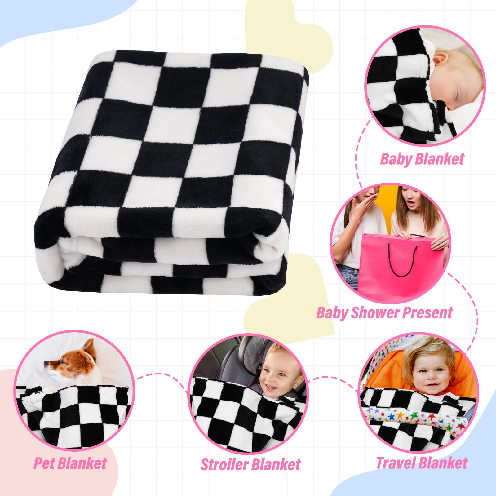 GreatBba stylish gift blanket perfect for baby showers and new parents.