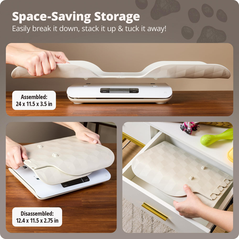 Greater Goods Digital Pet Scale designed ethically with charitable contributions