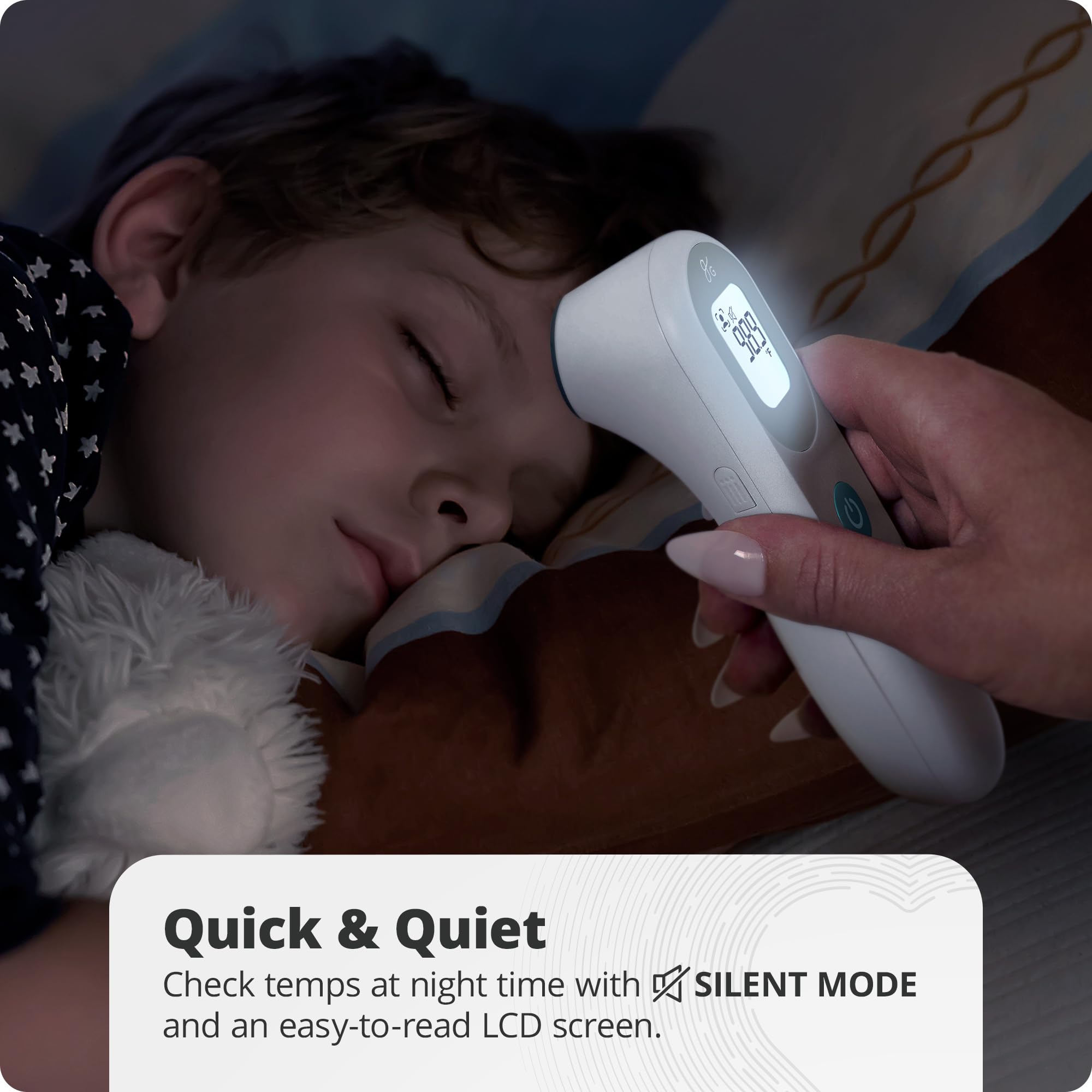 Greater Goods thermometer auto-shutdown helps preserve battery life overnight.