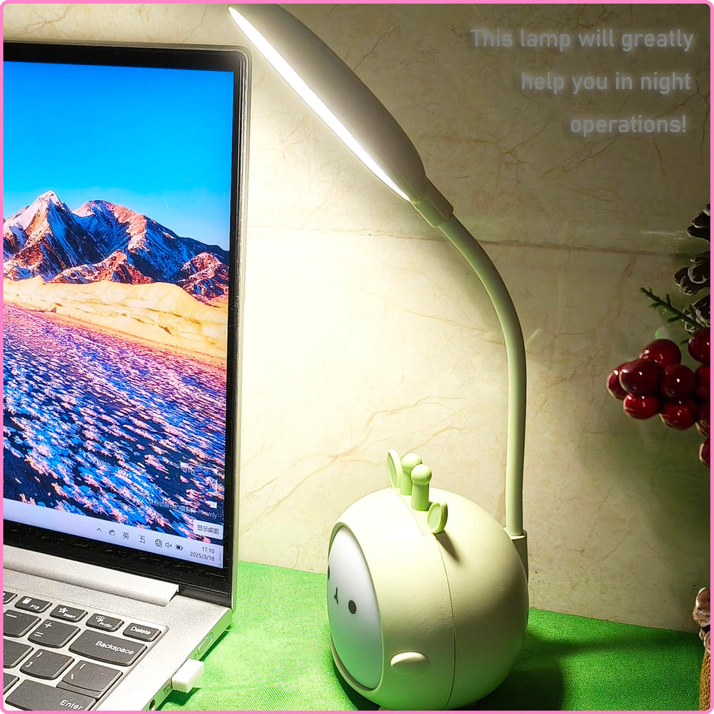 Green Deer night light kid friendly design blends into nursery decor.