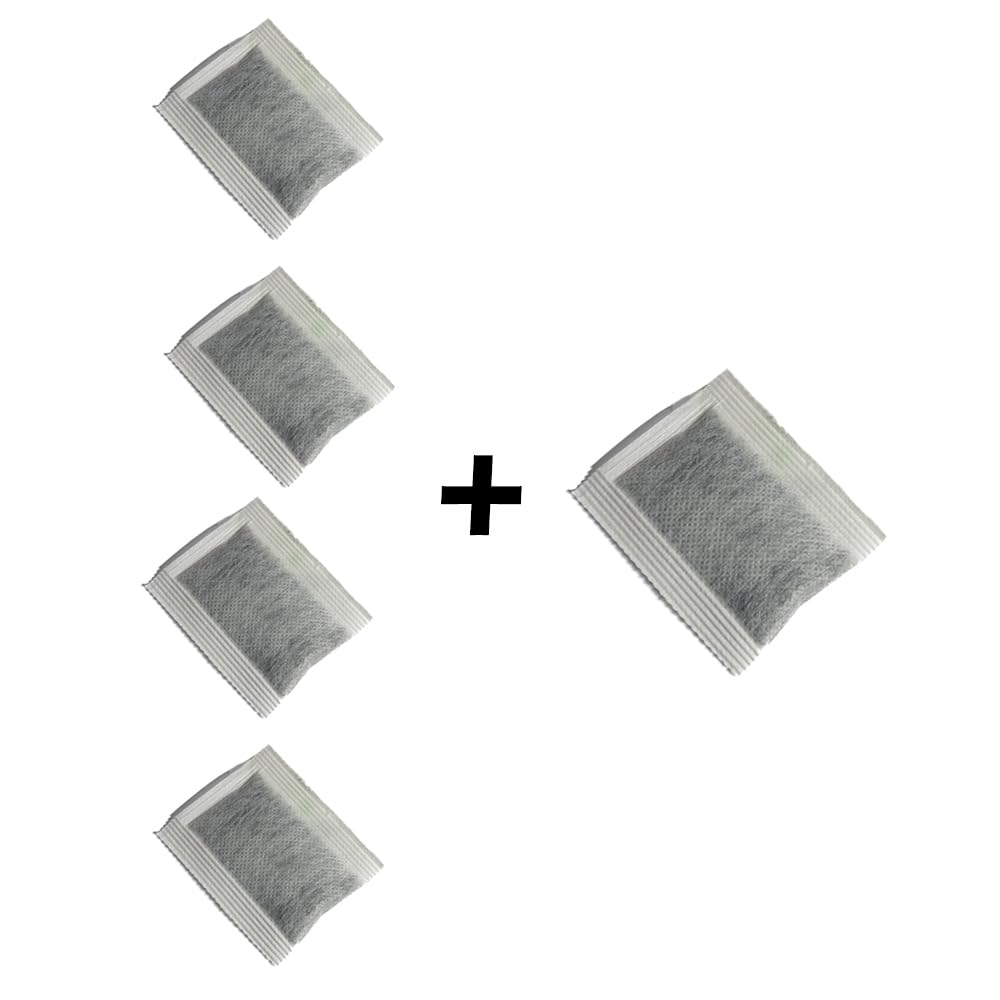 Green Piece activated charcoal sachets show Diaper Genie compatibility and odor absorption.