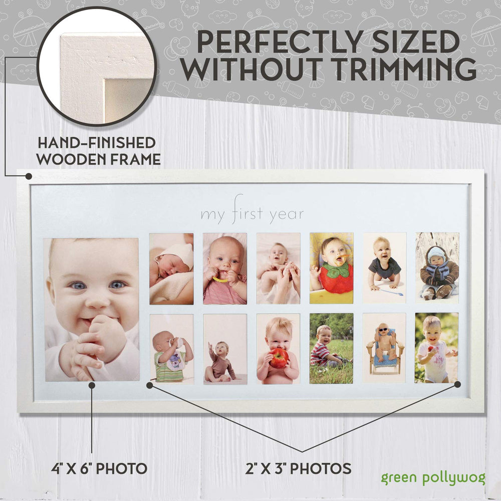 Green Pollywog baby frame double-reinforced corner close-up highlights durable construction