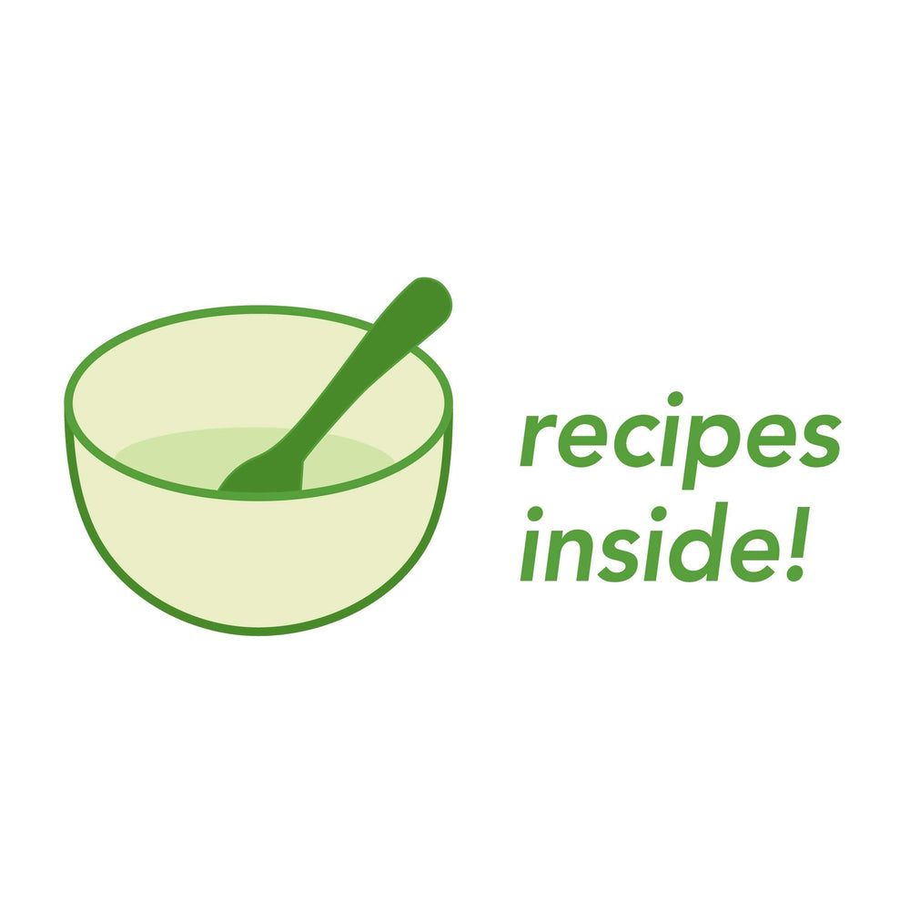 Green Sprouts Fresh Baby Food Mill producing fresh puree in a serving bowl.