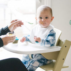 Green Sprouts Stay-Dry Bib Rose sized 6.375x8.5 inches for balanced coverage.