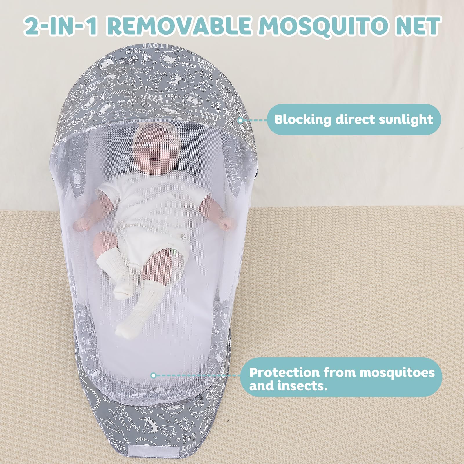 Greenecocs lounger includes waterproof pad for easy outdoor cleaning and comfort.