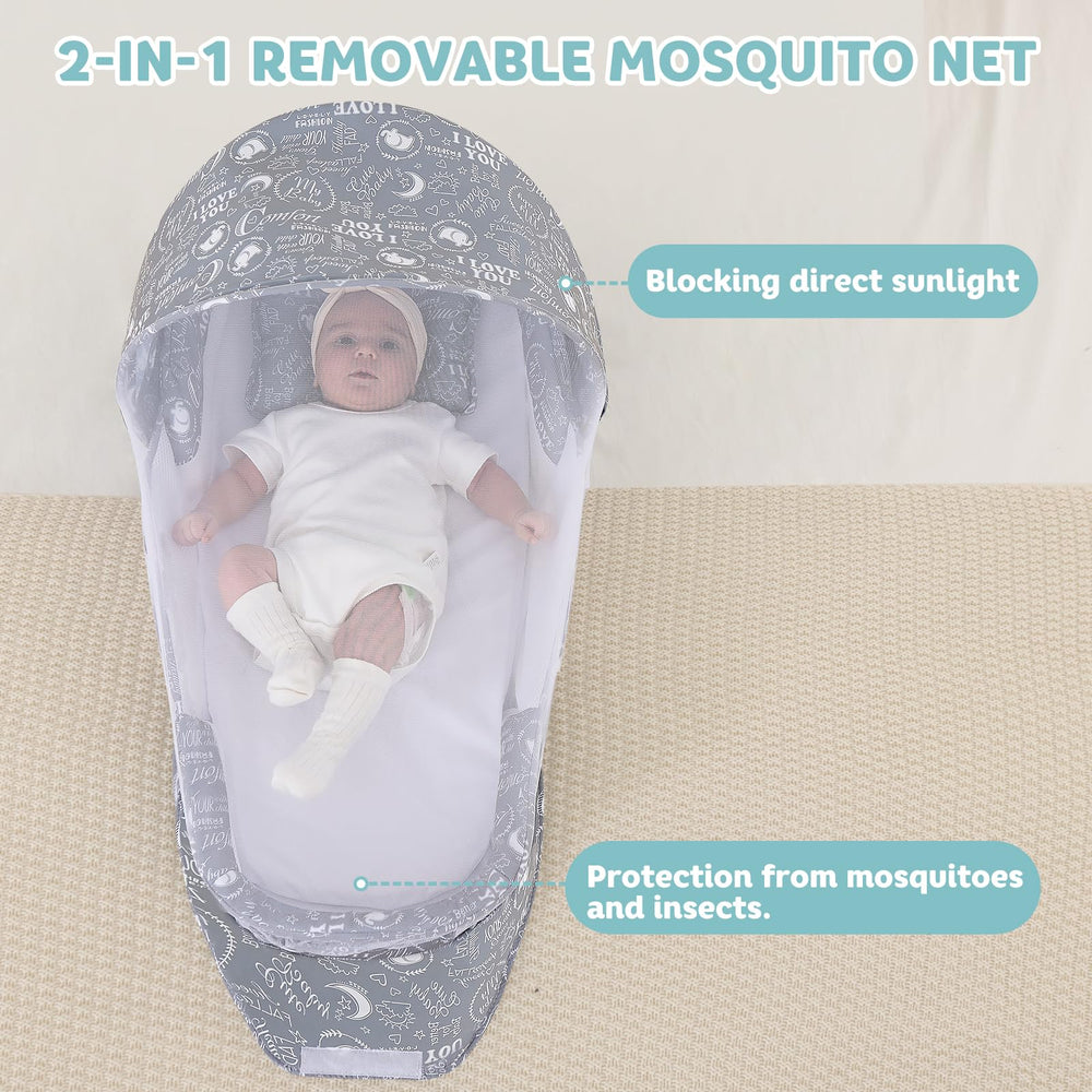 Greenecocs lounger includes waterproof pad for easy outdoor cleaning and comfort.