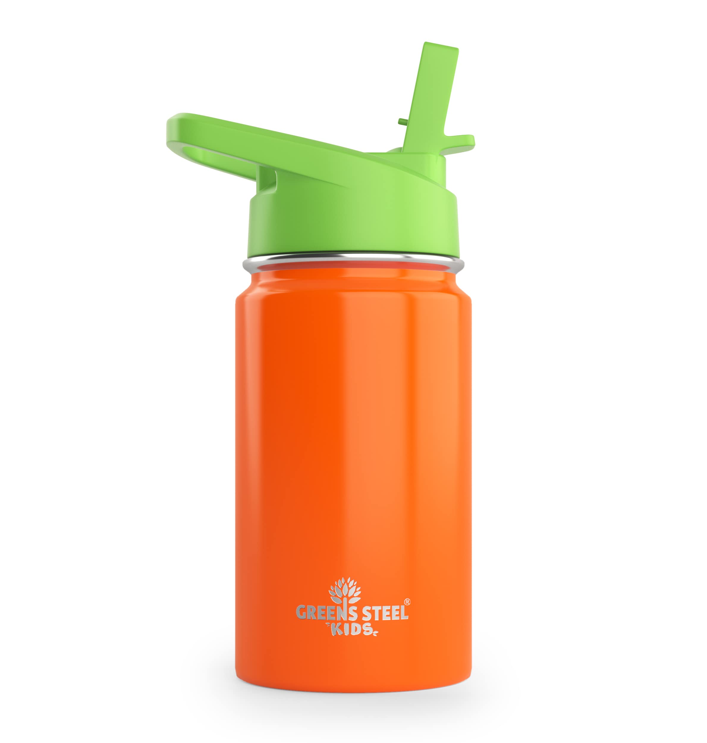 Greens Steel BPA-free replacement lid in green keeps drinks safe during active days