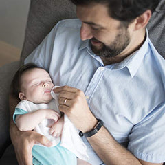 Green Sprouts muslin cloths, face wipes, blueberry small, ideal for multi-use cleaning and skincare routines.