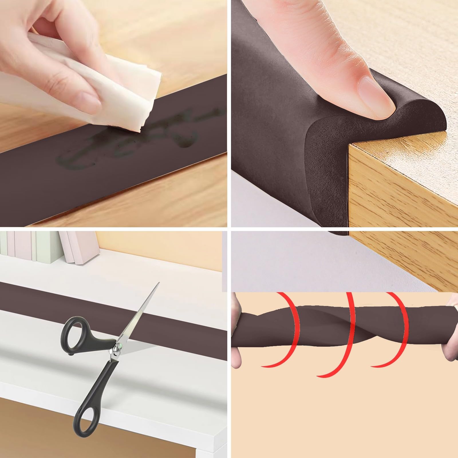 grelex cut-to-fit edge protector installs easily for quick safety upgrades.