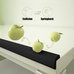 Grelex edge-protector on wood-table edge illustrates versatile protection