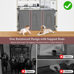 GRENFU 55-inch adjustable-width gate adapts to your openings.