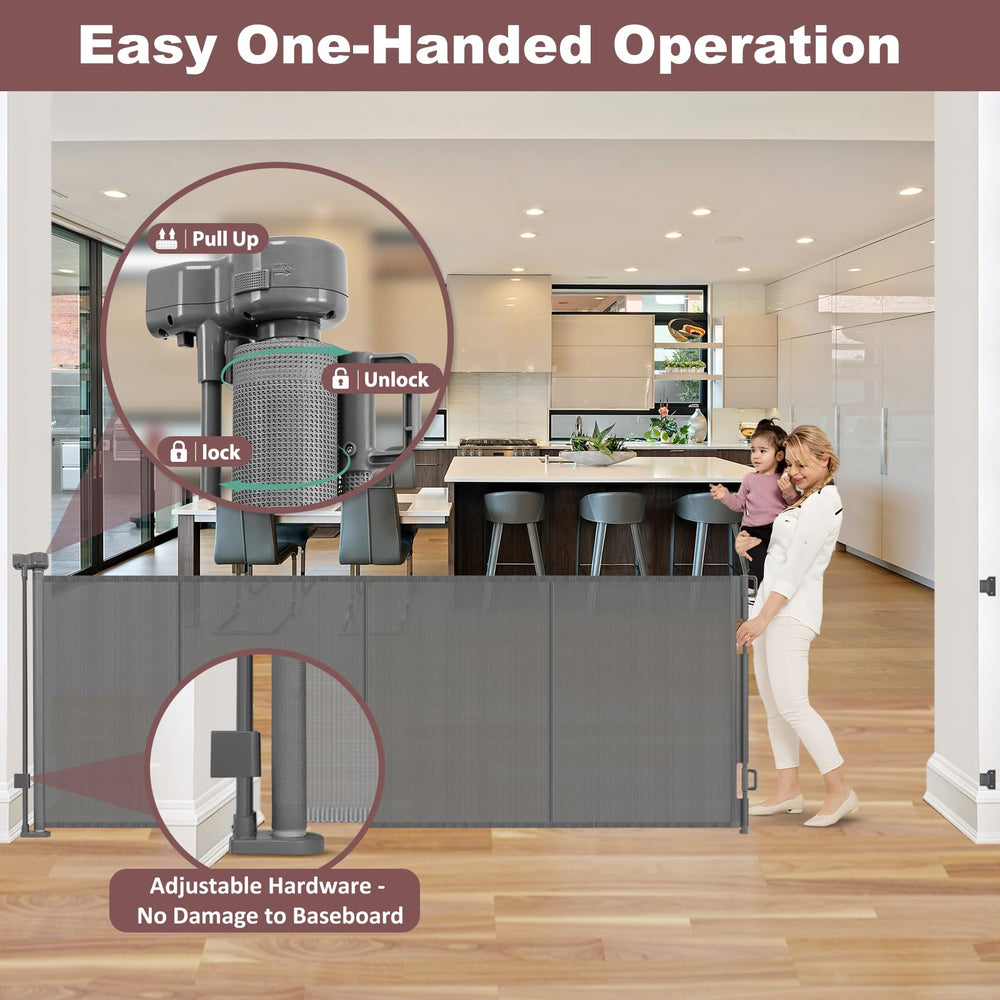 GRENFU adjustable lower bracket over baseboards for secure installation