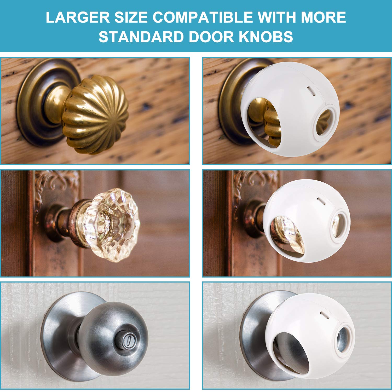 GRENFU bigger-size cover fits more spherical knobs for better grip