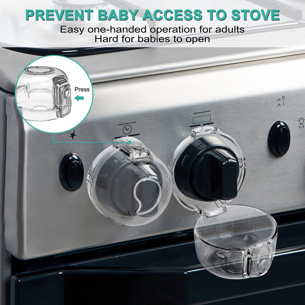 GRENFU stove knob covers universal fit demonstrates compatibility with diverse gas knobs.