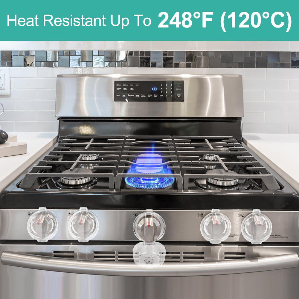 GRENFU heat-resistant knob cover withstands busy kitchen heat up to 248°F